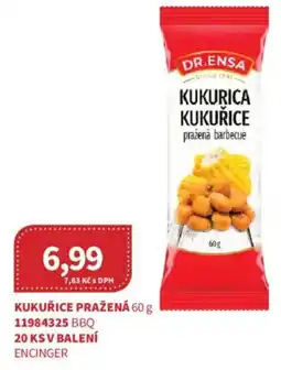Kubík potraviny Dr. Ensa kukurice pražená barbecue nabídka