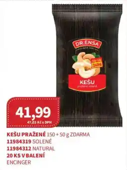 Kubík potraviny Dr. Ensa kešu pražené nabídka