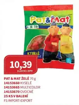 Kubík potraviny Pat & Mat želé nabídka