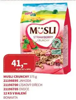Kubík potraviny Bonavita musli crunchy jahoda nabídka