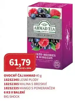 Kubík potraviny Ahmad Tea lesní plody nabídka