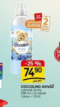 Flop COCCOLINO AVIVÁŽ vybrané druhy 996 ml | 42 dávek nabídka