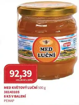 Kubík potraviny Pemap med květový luční nabídka