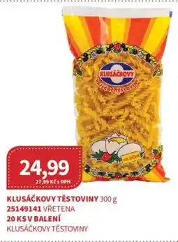 Kubík potraviny Klusáčkovy těstoviny nabídka