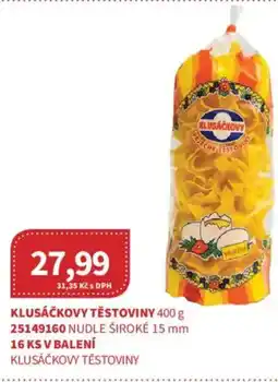 Kubík potraviny Klusáčkovy těstoviny nabídka