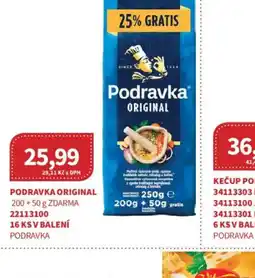 Kubík potraviny Podravka Original nabídka