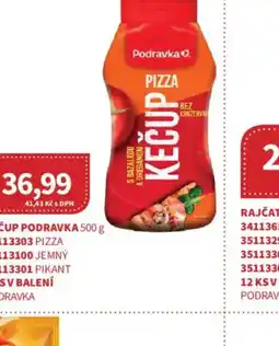 Kubík potraviny Podravka kečup pizza nabídka
