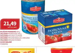 Kubík potraviny Podravka rajčata nabídka