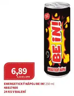 Kubík potraviny Be In! energetický nápoj nabídka