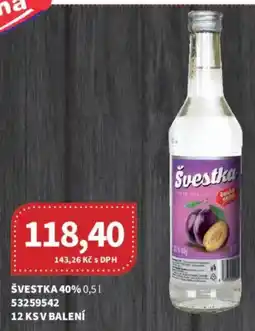 Kubík potraviny Švestka nabídka