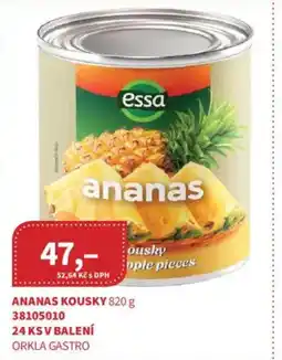Kubík potraviny Essa ananas kousky nabídka