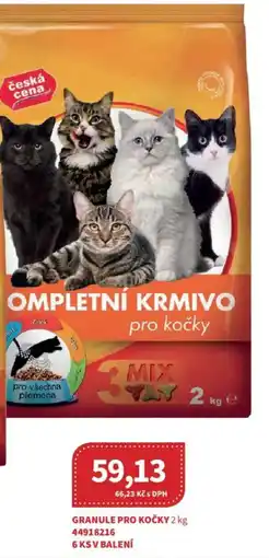 Kubík potraviny 3 mix granule pro kočky nabídka