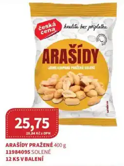 Kubík potraviny Arašídy pražené nabídka