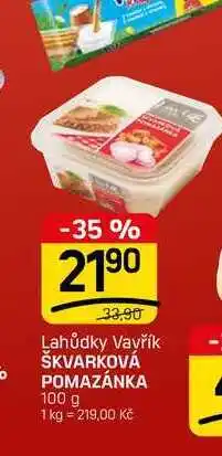 Flop ŠKVARKOVÁ POMAZÁNKA nabídka