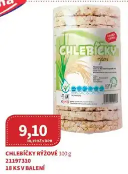 Kubík potraviny Chlebíčky rýžové nabídka