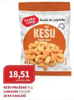 Kubík potraviny Kešu pražené nabídka