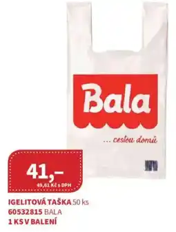 Kubík potraviny Bala igelitová taška nabídka