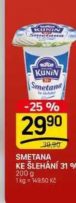 Flop SMETANA KE ŠLEHÁNÍ 31 % nabídka