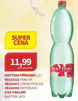 Kubík potraviny Mattoni přírodní nabídka