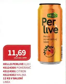 Kubík potraviny Hello perlive pomeranč nabídka