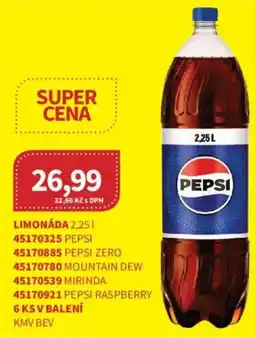 Kubík potraviny Pepsi limonáda nabídka