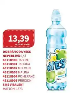 Kubík potraviny Dobrá voda yess neperlivá nabídka