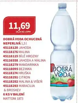 Kubík potraviny Dobrá voda ochucená nabídka
