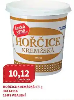 Kubík potraviny Hořčice kremžská nabídka