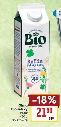 Billa Olma Bio selský kefír nabídka