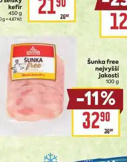 Billa Šunka nejvyšší jakosti nabídka