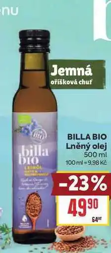Billa BILLA BIO Lněný olej nabídka
