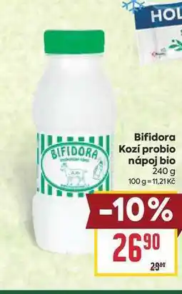 Billa Bifidora Kozí probio nápoj bio nabídka