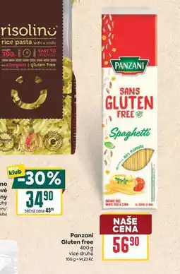 Billa Panzani Gluten free nabídka