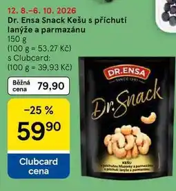 Tesco Dr. Ensa Snack Kešu s příchutí lanýže a parmazánu nabídka