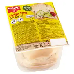 Tesco Schär Pan Blanco chléb bez lepku jemný bílý krájený 250g nabídka