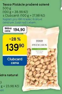 Tesco Tesco Pistácie pražené solené nabídka