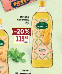 Billa Olitalia Kukuřičný olej nabídka