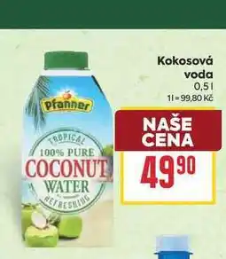Billa Kokosová voda nabídka