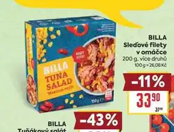Billa BILLA Sledové filety v omáčce nabídka