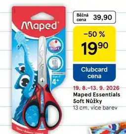 Tesco Maped Essentials Soft Nůžky, 13 cm, více barev nabídka