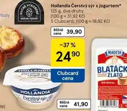 Tesco Hollandia Čerstvý sýr s jogurtem nabídka