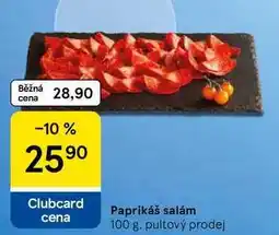 Tesco Paprikáš salám nabídka
