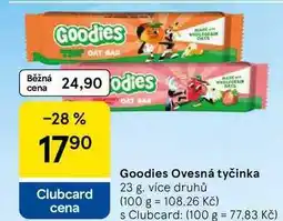 Tesco Goodies Ovesná tyčinka nabídka