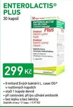 Alphega Lékárna Enterolactis Plus nabídka