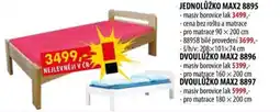 IDEA nábytek Jednolůžko max2 8895 nabídka