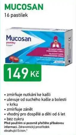 Alphega Lékárna Mucosan pastilky nabídka