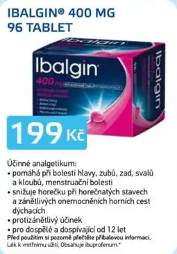 Lékárna AGEL Ibalgin 400 mg nabídka