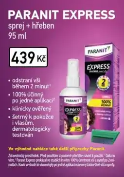 Lékárna AGEL Paranit express nabídka