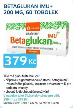 Lékárna AGEL Senimed Betaglukan IMU+ 200 mg nabídka