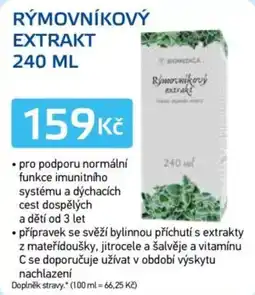 Lékárna AGEL Biomedica rýmovníkový extrakt nabídka